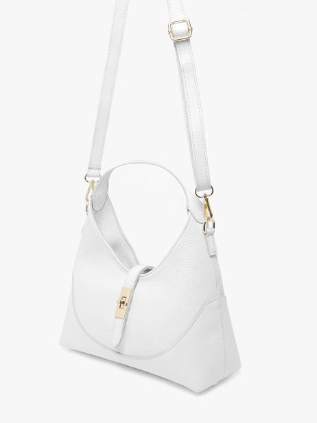 Crossbody Bag Caviar Leather Milano White caviar CA26022 other view 2
