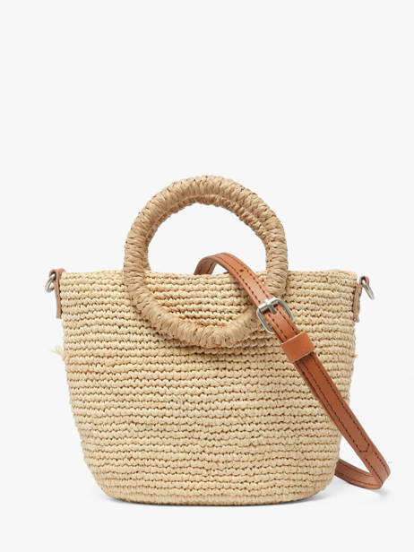 Sac Porté Main L'atelier Du Crochet Raphia Le voyage en panier Beige l'atelier du crochet AM831 vue secondaire 3