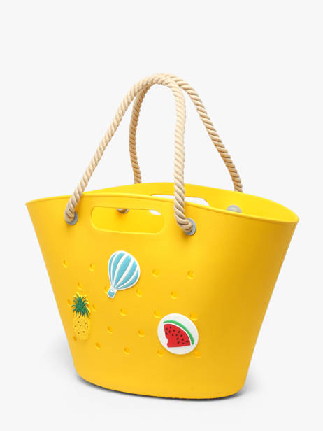 Shoulder Bag Tutti Frutti Le voyage en panier Yellow tutti frutti PM986 other view 2