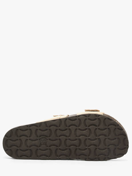 Mules Avec Brides En Cuir Semerdjian Beige women ARIANNA vue secondaire 4