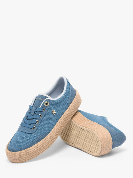 Sneakers En Cuir Tommy hilfiger Bleu women 91730G3 vue secondaire 2