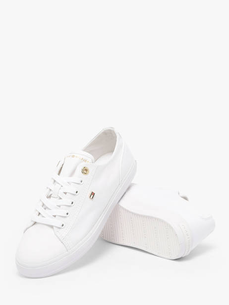 Sneakers En Cuir Tommy hilfiger Blanc women 9170YBS vue secondaire 2