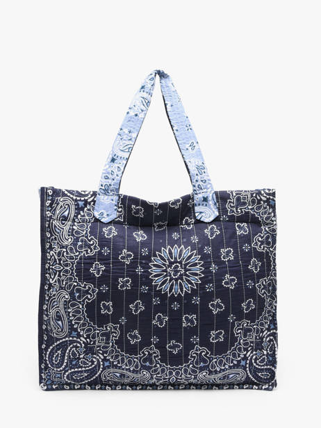 Shoulder Bag Bandana Cotton Le voyage en panier Blue bandana PM965 other view 4
