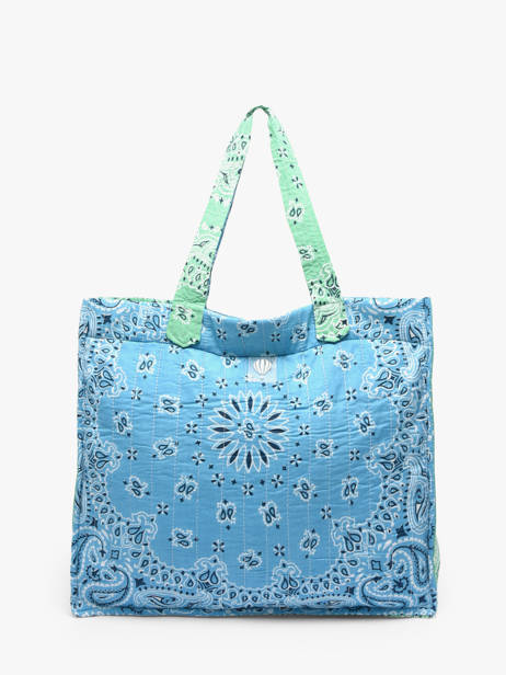Shoulder Bag Bandana Cotton Le voyage en panier Blue bandana PM965