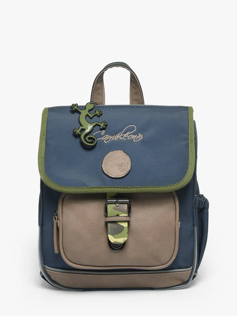 1 Compartment Backpack Cameleon Blue vintage urban PBVBSD30
