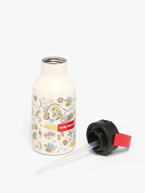 Drinking Bottle Hello hossy Beige cool kids 350M other view 3