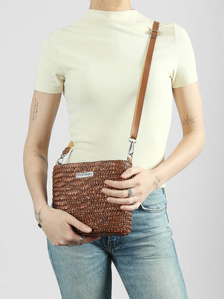 Shoulder Bag Milos Straw Les tropeziennes Brown milos TZ04 other view 1