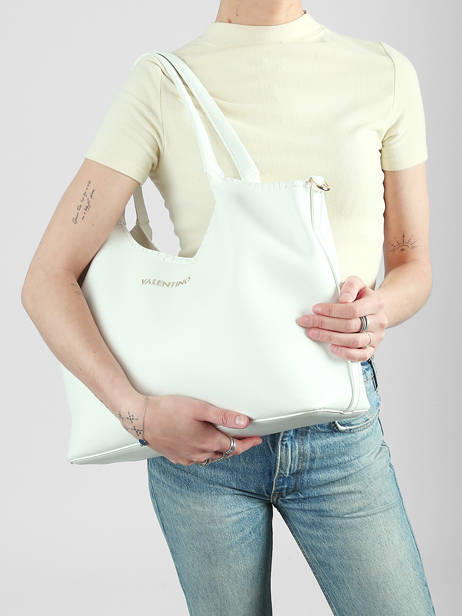 Sac Porté épaule Aleksandra Valentino Blanc aleksandra VBS9W901 vue secondaire 1