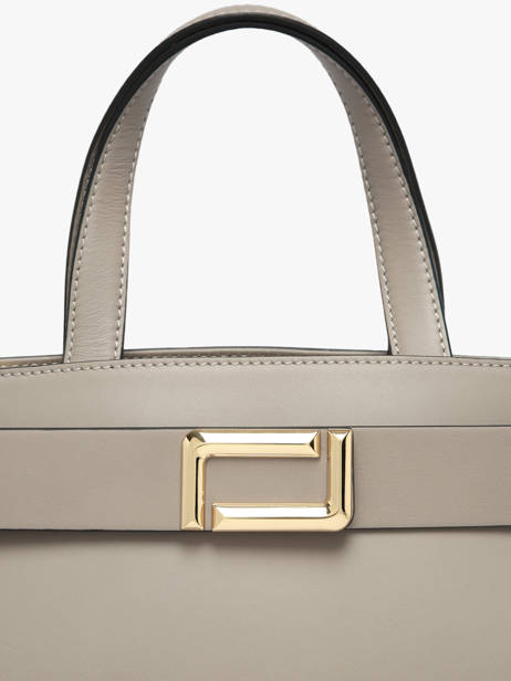 Medium Leather Angèle Carryall Lancel Gray angele A14017 other view 3