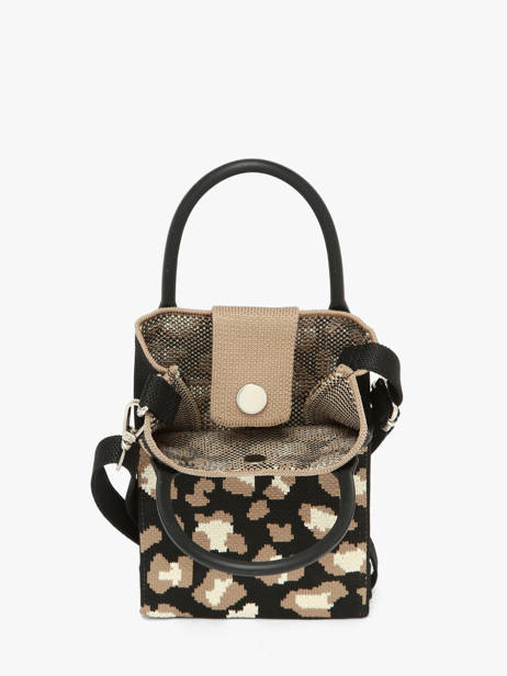 Sac Bandoulière Phonebag Polyester Miniprix Noir phonebag P202 vue secondaire 2