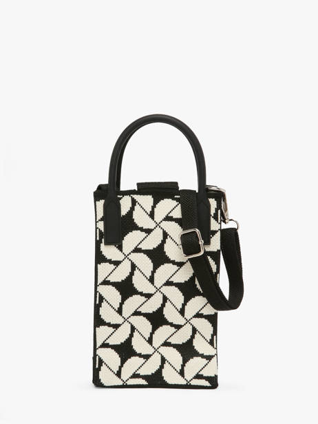 Sac Bandoulière Phonebag Polyester Miniprix Noir phonebag P203 vue secondaire 3