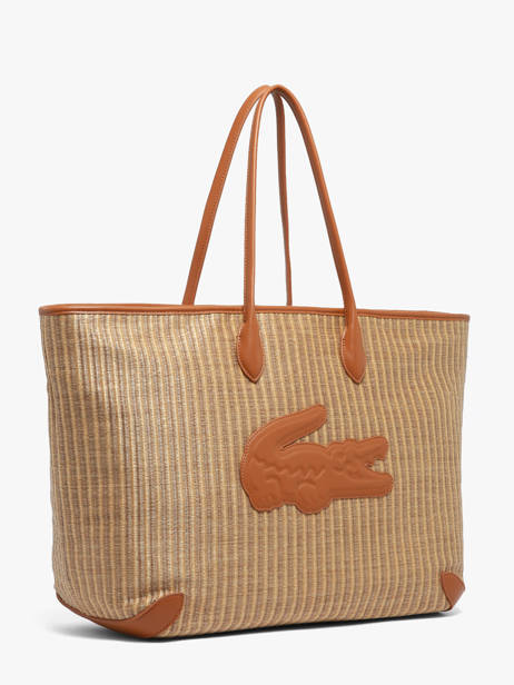 Sac Porté épaule Summer Raphia Lacoste Beige summer NF5247PB vue secondaire 1
