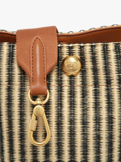 Sac Bandoulière Summer Lacoste Marron summer NF5246PB vue secondaire 2