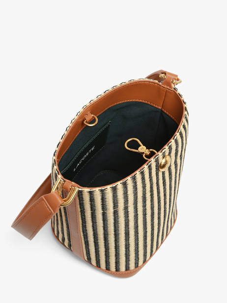 Sac Bandoulière Summer Lacoste Marron summer NF5246PB vue secondaire 3