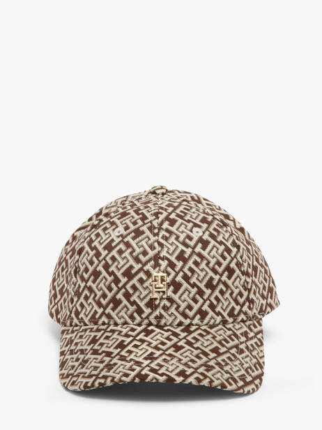 Casquette Tommy hilfiger Marron monogram AW18916