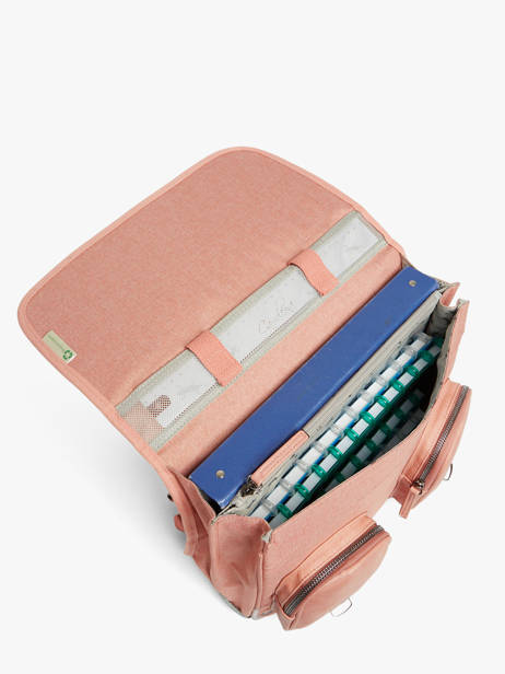 2-compartment Satchel Cameleon Pink vintage color CA146Q other view 4