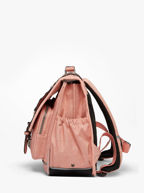 Satchel 2 Compartments Cameleon Pink vintage color CA38 other view 1
