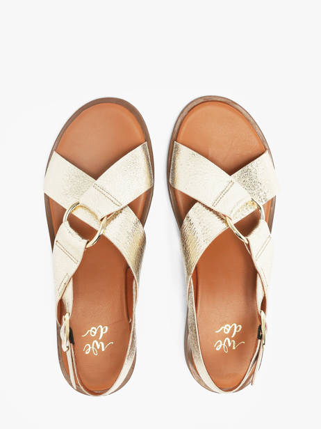 Sandales En Cuir We do Argent women 45126A61 vue secondaire 3