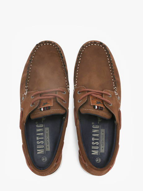Chaussures Bateau Mustang Marron men M0051002 vue secondaire 3