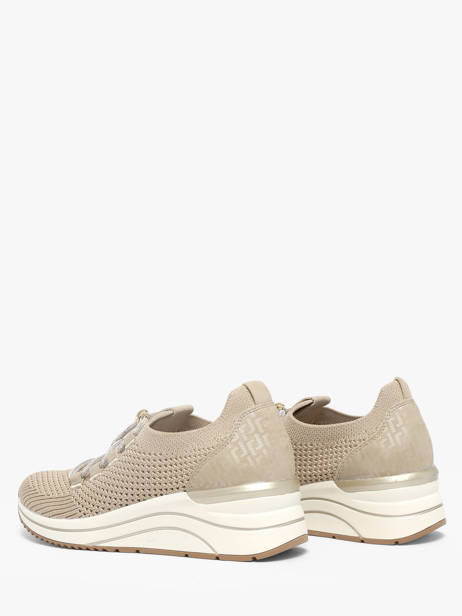 Platform Sneakers Remonte Beige women 60 other view 2