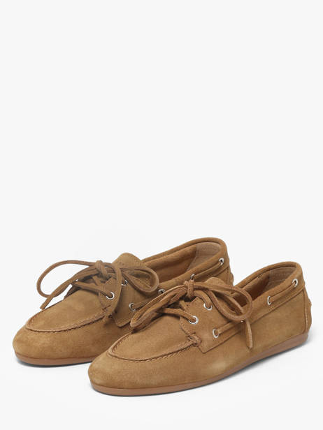 Chaussures Bateau En Cuir Pavement Beige women 24128174 vue secondaire 1