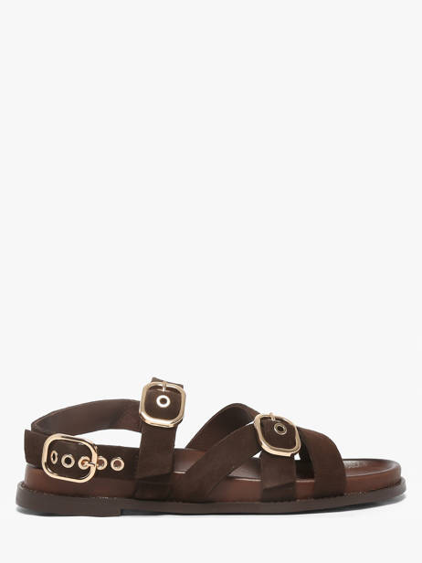 Sandals In Leather Inuovo Brown women 51006SMN
