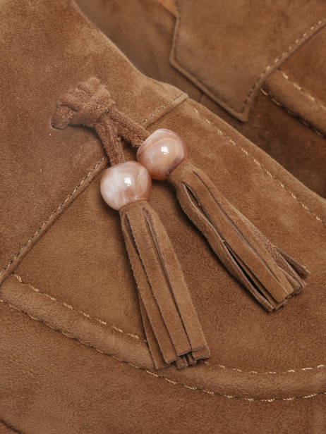 Moccasins In Leather Inuovo Brown women CT003KCN other view 2