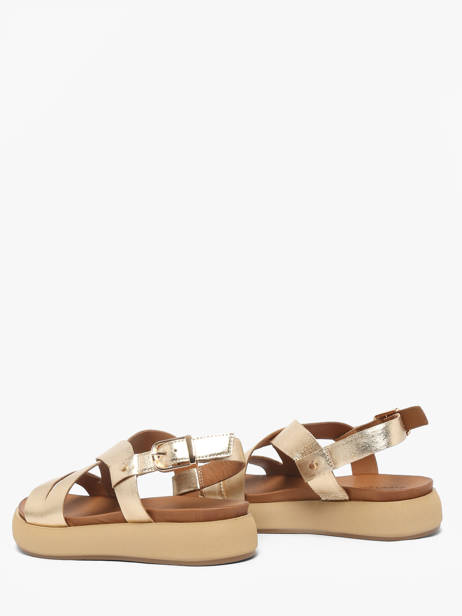 Sandales En Cuir Inuovo Or women 96063GLD vue secondaire 2