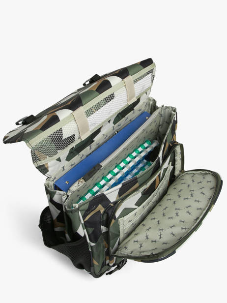 2-compartment Wheeled Satchel Cameleon Multicolor futur CR38 other view 4