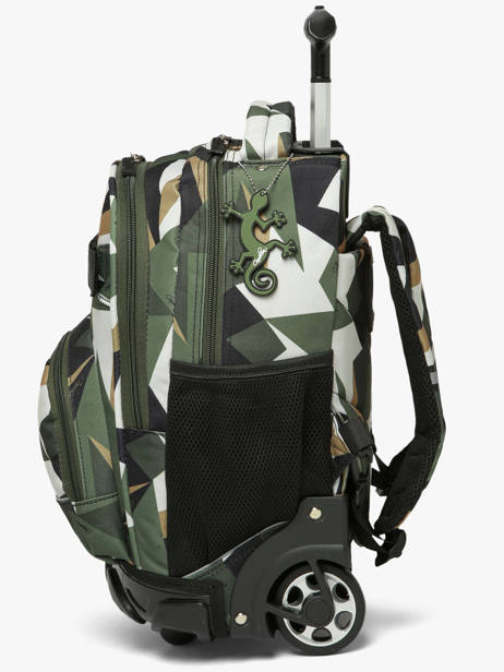 2-compartment Wheeled Schoolbag Cameleon Multicolor futur SR39 other view 3
