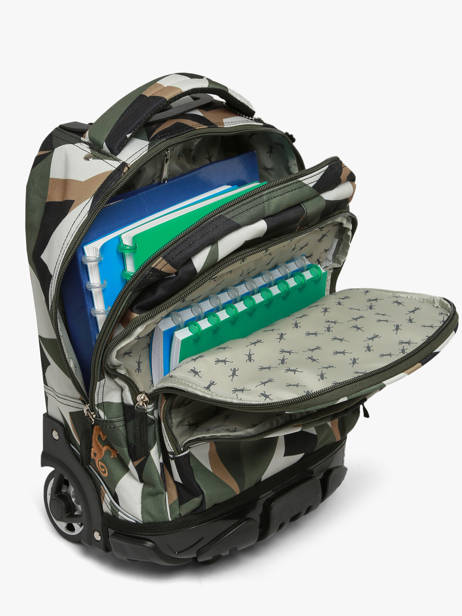 2-compartment Wheeled Schoolbag Cameleon Multicolor futur SR39 other view 4