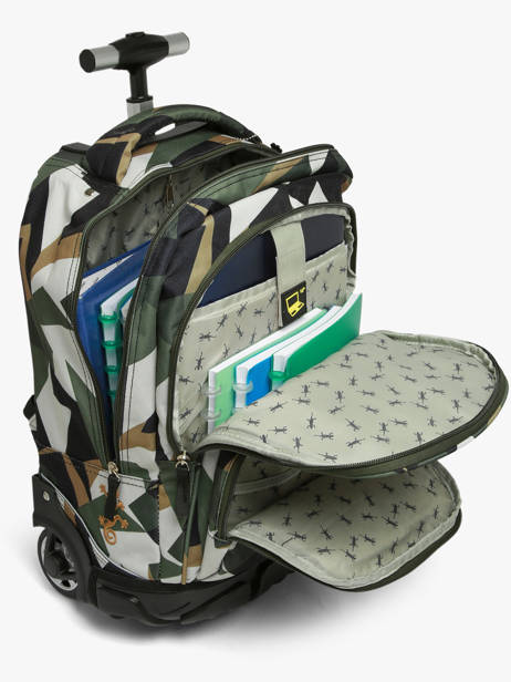 2-compartment Wheeled Schoolbag Cameleon Multicolor futur SR45 other view 4