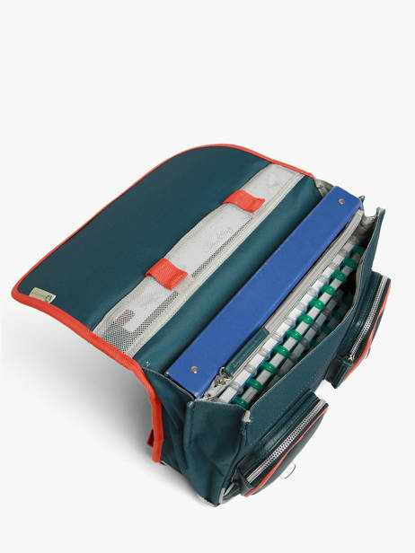 Cartable Enfant 2 Compartiments Vintage Urban Cameleon Bleu vintage urban CA35 vue secondaire 2