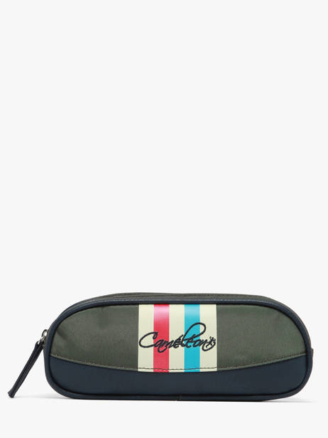 Pencil Case For Kids 2 Compartments Cameleon Blue vintage urban VIB-TROU