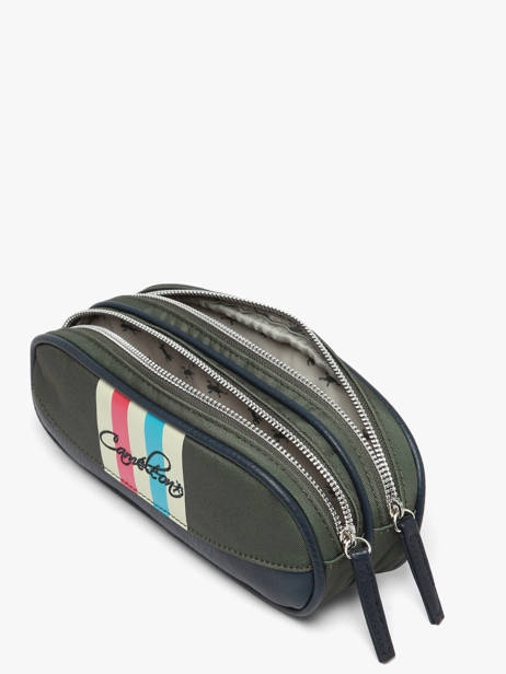 Pencil Case For Kids 2 Compartments Cameleon Blue vintage urban VIB-TROU other view 1