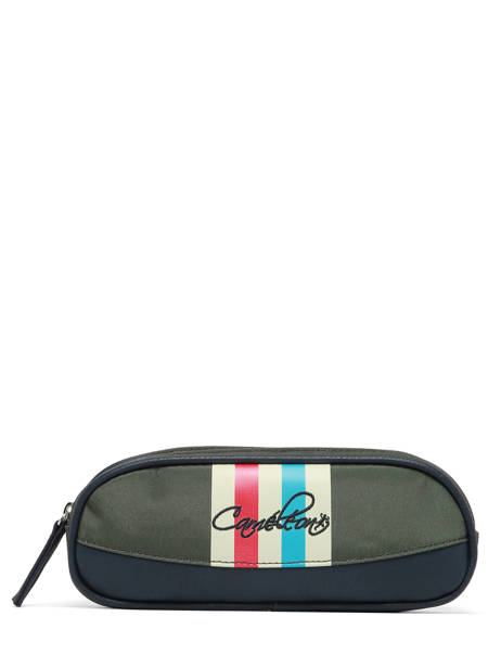 Pencil Case For Kids 2 Compartments Cameleon Blue vintage urban VIB-TROU other view 3