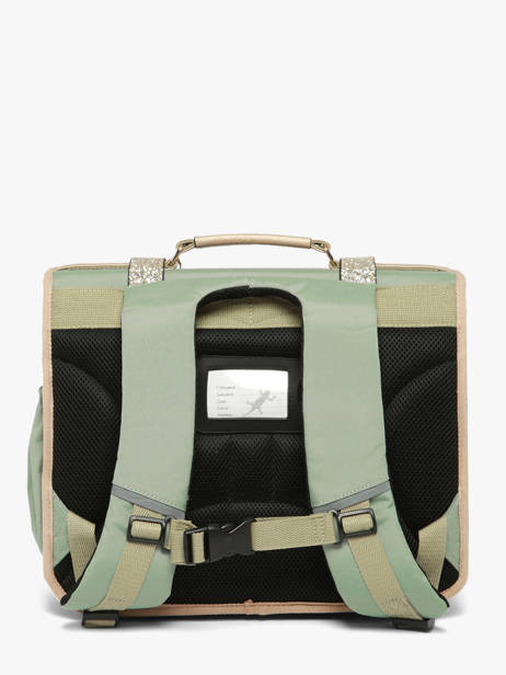 Cartable Enfant 2 Compartiments Vintage Fantasy Cameleon Vert vintage fantasy CA38 vue secondaire 4