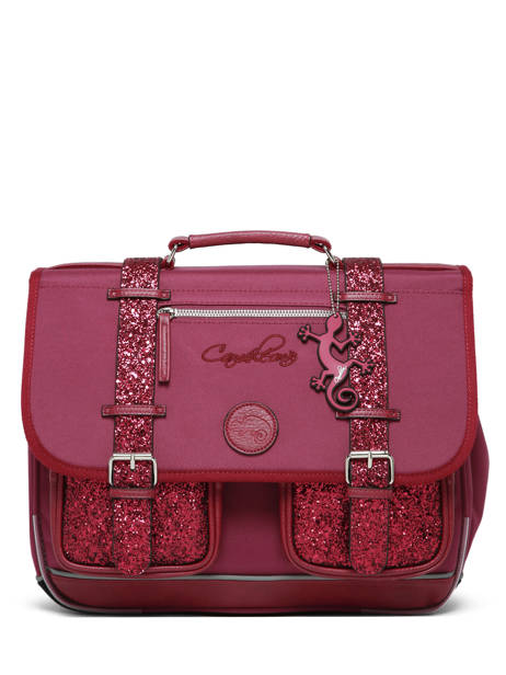 Satchel For Kids 2 Compartments Cameleon Violet vintage fantasy CA38 other view 7