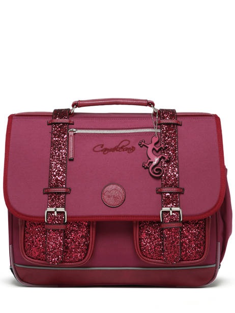 Cartable Enfant 3 Compartiments Vintage Fantasy Cameleon Violet vintage fantasy CA41 vue secondaire 5