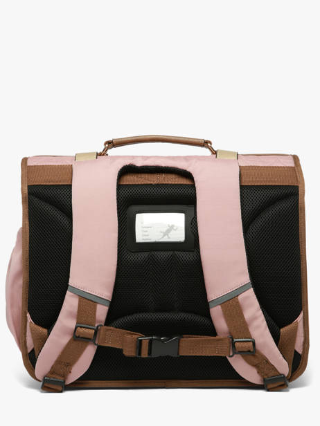 Satchel For Kids 3 Compartments Cameleon Brown vintage fantasy CA41 other view 5