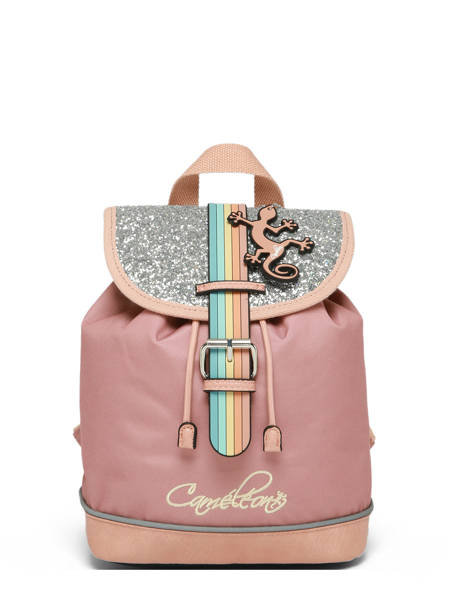 1 Compartment Backpack Vintage Fantasy Cameleon Pink vintage fantasy SD25 other view 4
