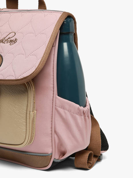Sac à Dos 1 Compartiment Vintage Fantasy Cameleon Rose vintage fantasy SD30 vue secondaire 4