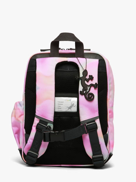 Sac à Dos 1 Compartiment Vintage Fantasy Cameleon Rose vintage fantasy SD33 vue secondaire 3