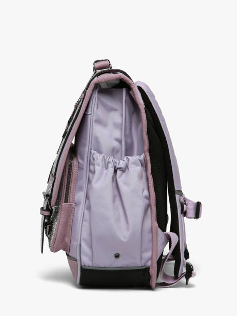 Sac à Dos 2 Compartiments Cameleon Violet vintage fantasy SD39 vue secondaire 3