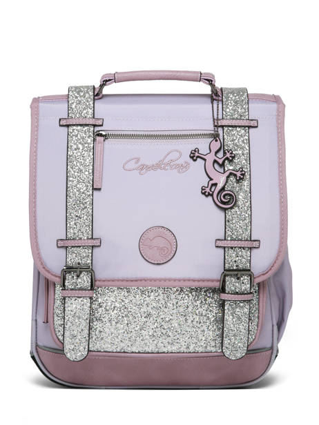 Sac à Dos 2 Compartiments Cameleon Violet vintage fantasy SD39 vue secondaire 7