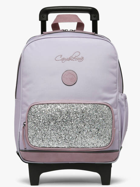 Sac A Dos à Roulettes 2 Compartiments Cameleon Violet vintage fantasy SR40