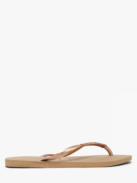 Tongs Slim Havaianas Beige accessoires 4000030F vue secondaire 1