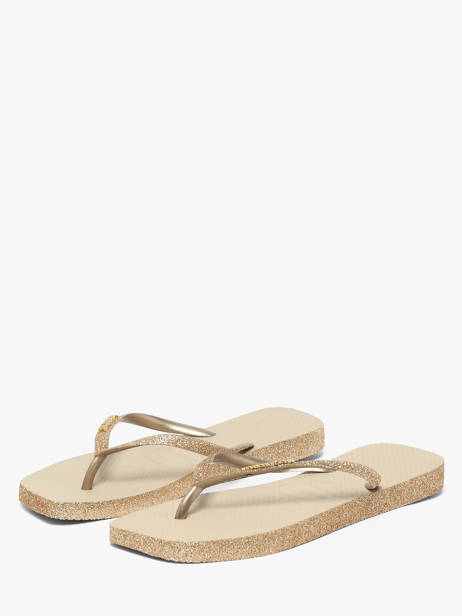 Flip Flops Havaianas Beige accessoires 4150248F other view 2