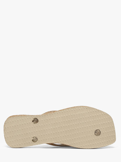 Flip Flops Havaianas Beige accessoires 4150248F other view 4
