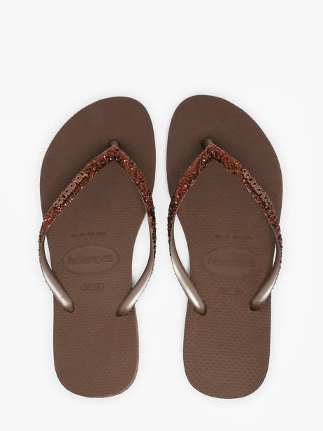 Slim Glitter Ii Flip Flops Havaianas Brown accessoires 4146975F